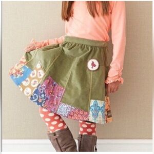 Matilda Jane Meridian Corduroy Patchwork Skirt 6